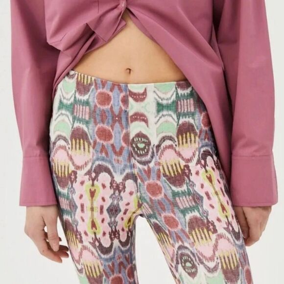 Maria Cher Olite Joy Abstract Multicolor High Rise Legging - Picture 2 of 8